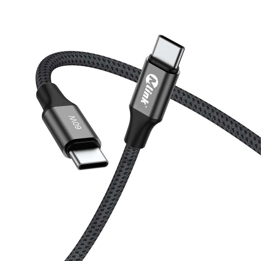 Braided USB-C PD60W 20V/3A Fast Charging Cable