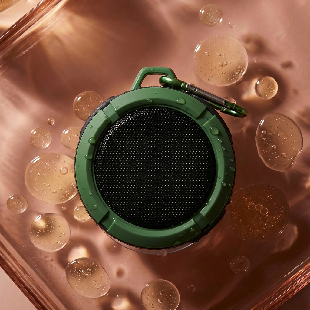Mini Portable Waterproof Bluetooth Speaker with Suction Cup