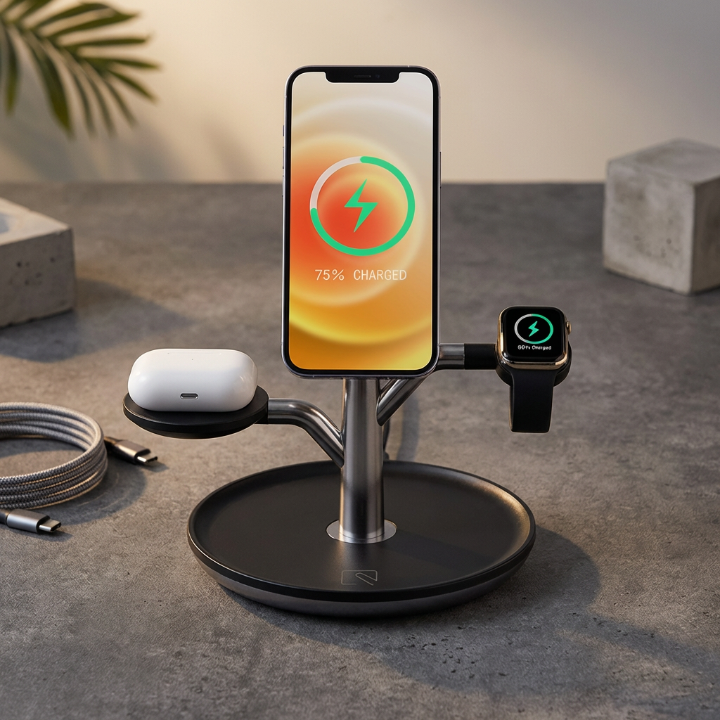 Universal Wireless Charging Stand for Iphone Apple Watch Airpods