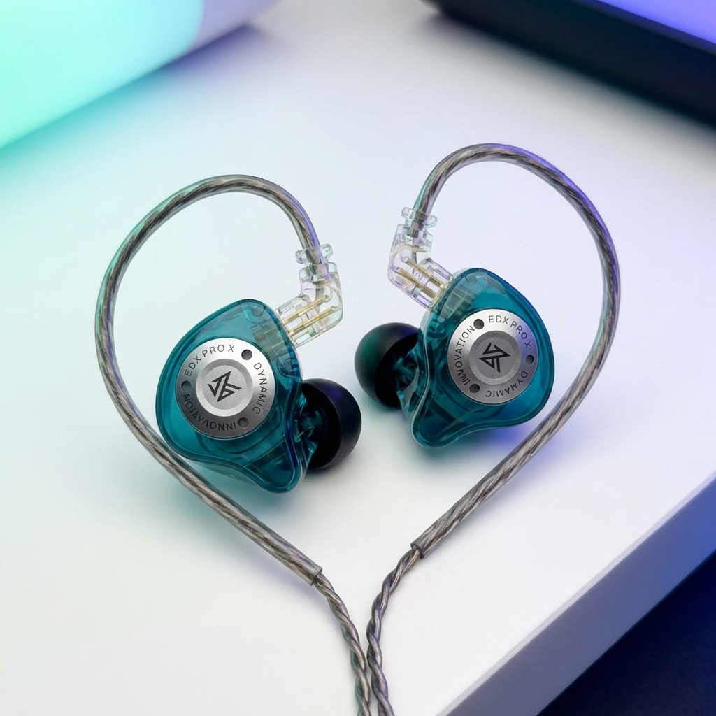KZ EDX PRO X Dynamic Drive Earphone HIFI Bass Earbud Sport