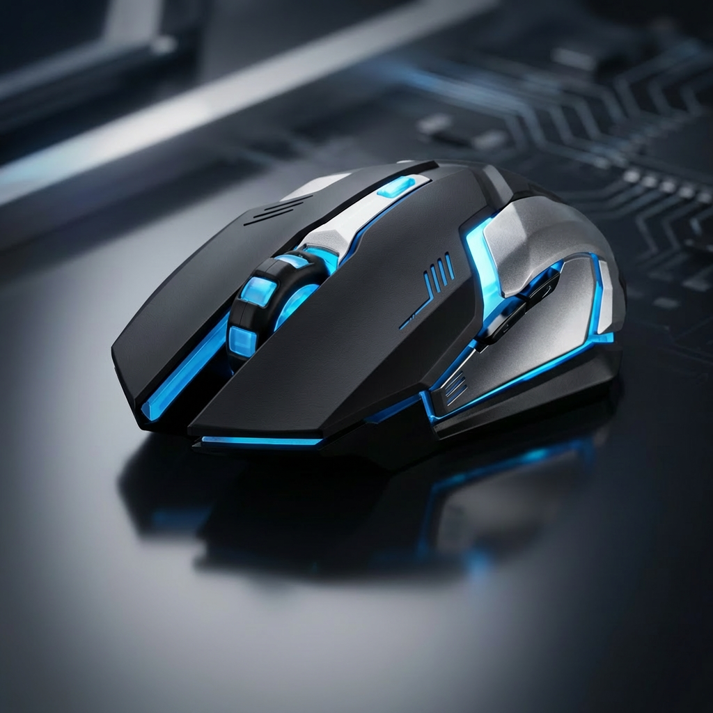 Ninja Dragon Stealth 7 Wireless Silent LED Gaming Mouse