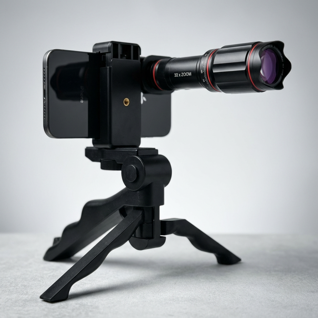 Ultra Crystal HD 32x Zoom Telescope Mobile Phone Camera Lens Set