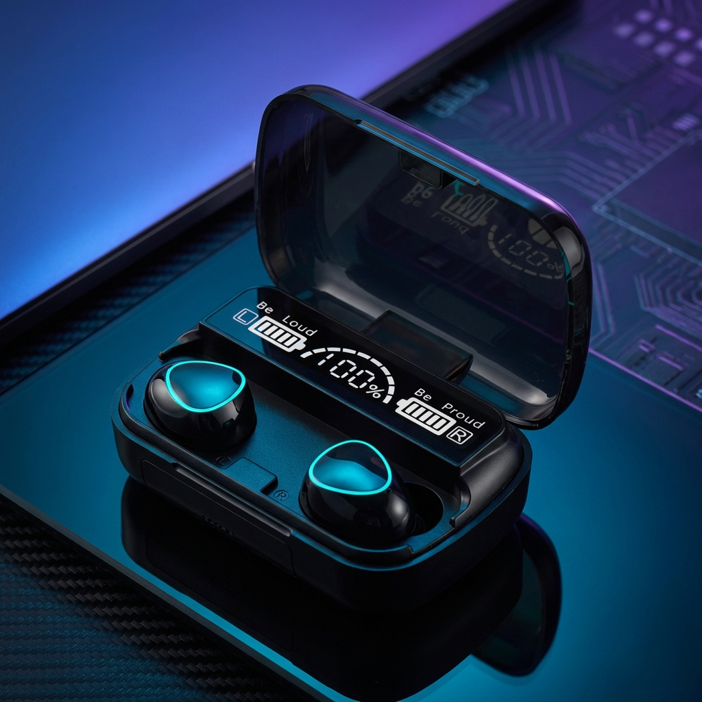 M10 Headphones Bluetooth Wireless Earpods