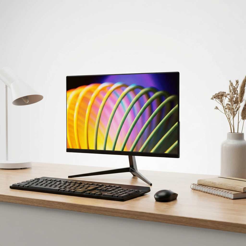 Refurbished Desktop PC with 21.5 HD Monitor, Intel i5-6500 3.2GHz, 8GB RAM, 256GB SSD, Keyboard, Mouse, Windows 11 Pro