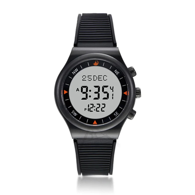 Muslim Adhan Watch for Prayer with Qibla Compass