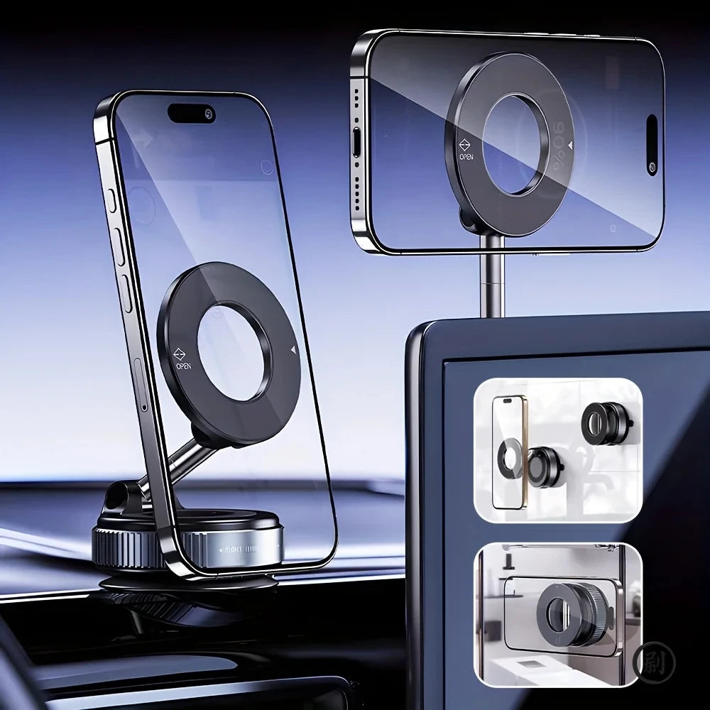 Strong Magnetic Car Phone Holder Foldable Design 360°