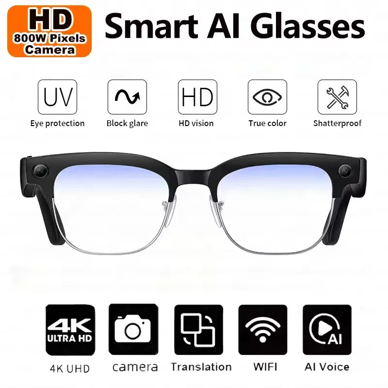 2026 New 8K HD AI Smart Glasses